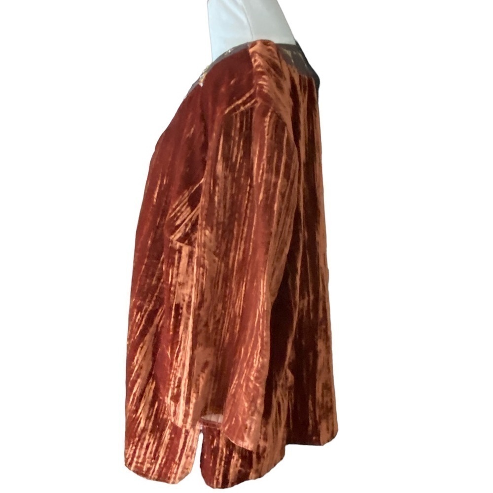 NWT VENEZIA BRONZE TUNIC TOP WOMEN'S PLUS SZ 14/16 - Picture 3 of 6